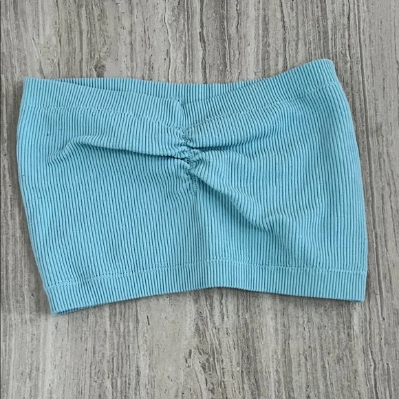 Blue Ribbed Tube Top American eagle - Picture 1 of 3